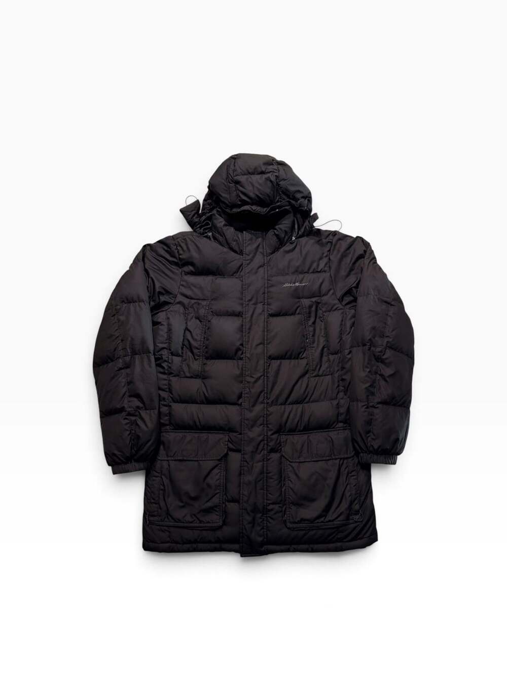 Eddie Bauer Down Jacket Size TL Black Puffer Winter Coat